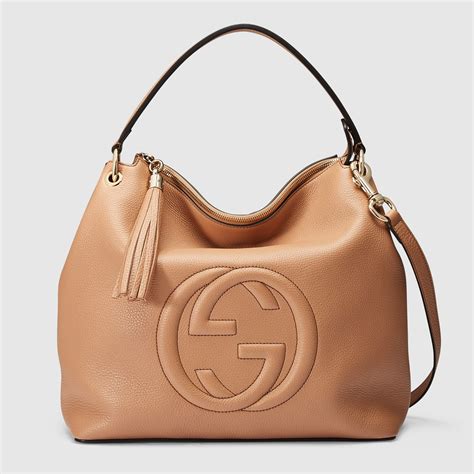 gucci soho leather vintage shoulder bag white hobo small|Gucci hobo bags outlet.